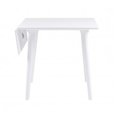 RO Lotta Drop Leaf Table 80x80 White